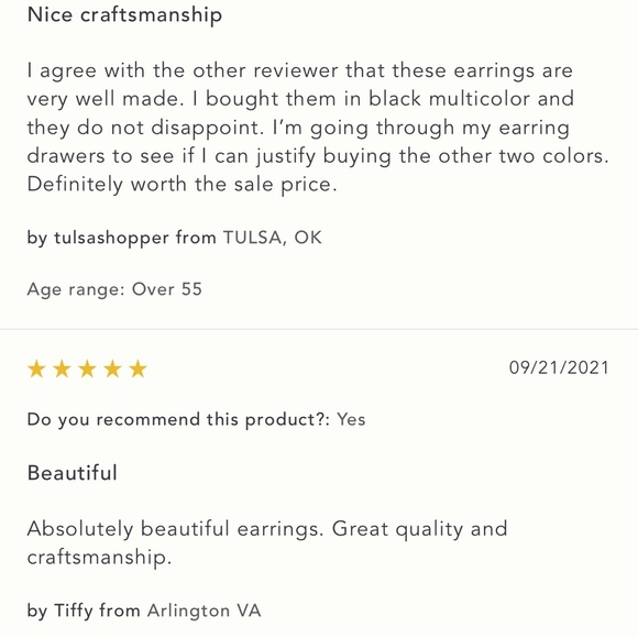 Suzanna Dai stunning designer earrings; NWT silk, bead, and gold plated posts - Picture 8 of 12